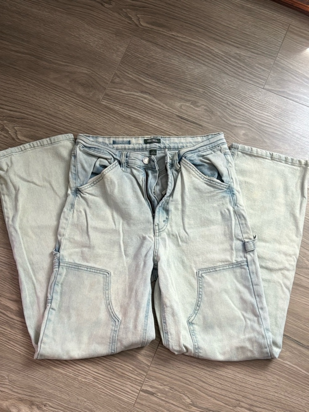 wild fable Light Blue Cargo Carpenter Pants